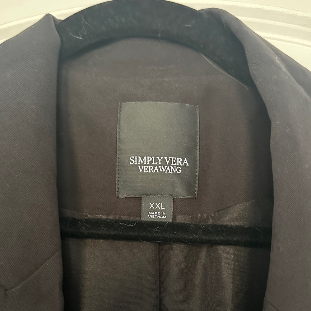 Simply Vera Vera Wang Black Blazer - Picture 2 of 4